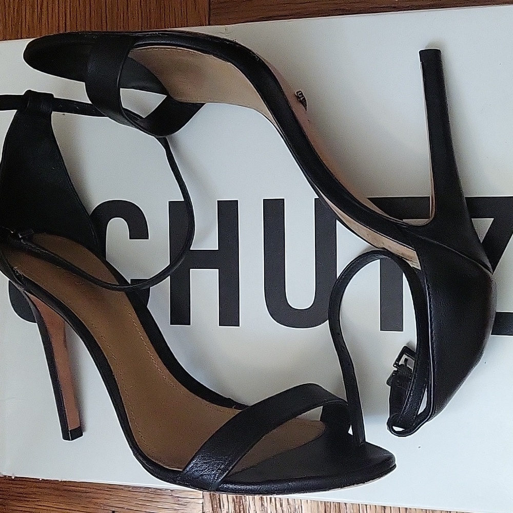 SOLD. Schutz Leather Heels